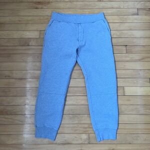 Acne Studios Corben Trousers Grey Melange Cotton Blend Jogger Sweatpants Mens M
